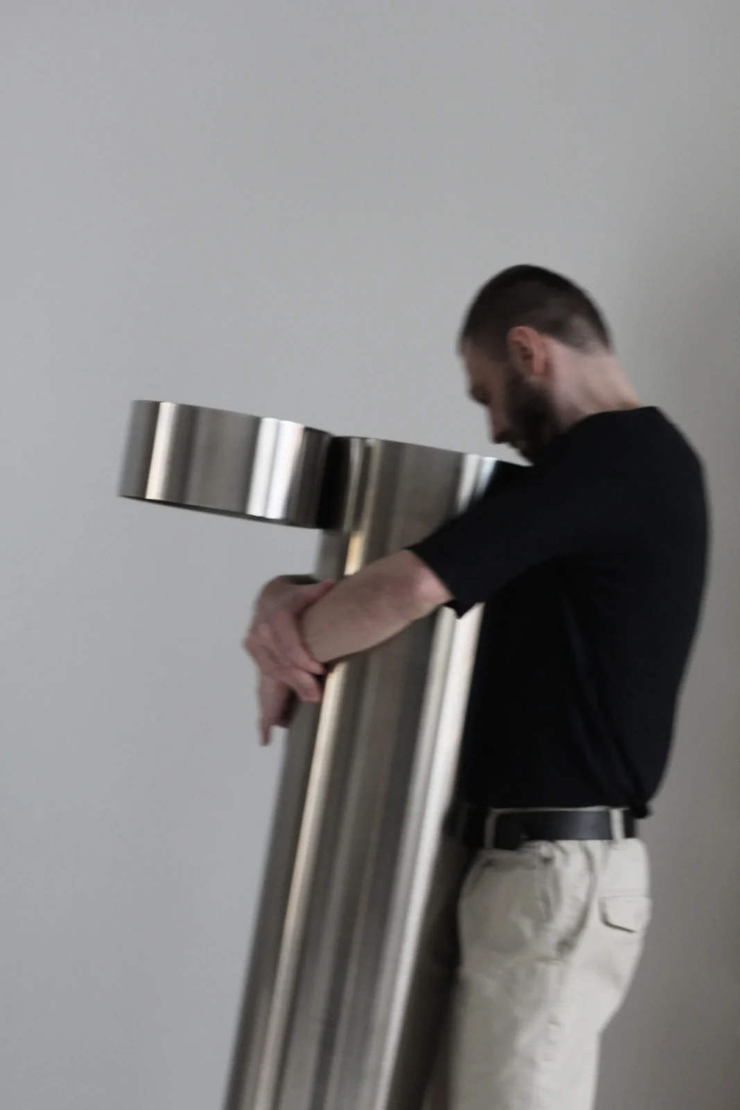 X Floor Lamp in Stainless Steel — 11