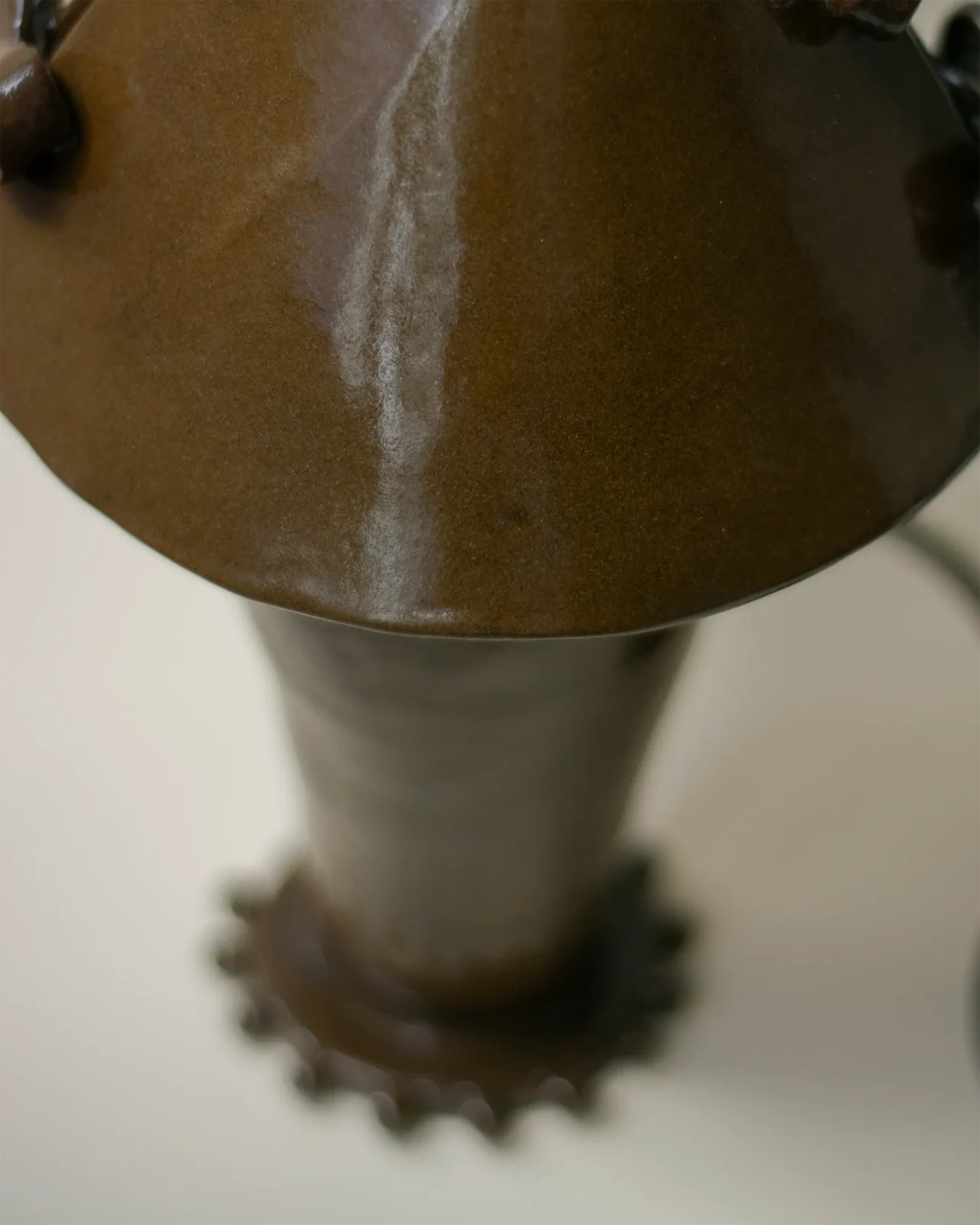 La Bergère Table Lamp In Glazed Ceramic — 6