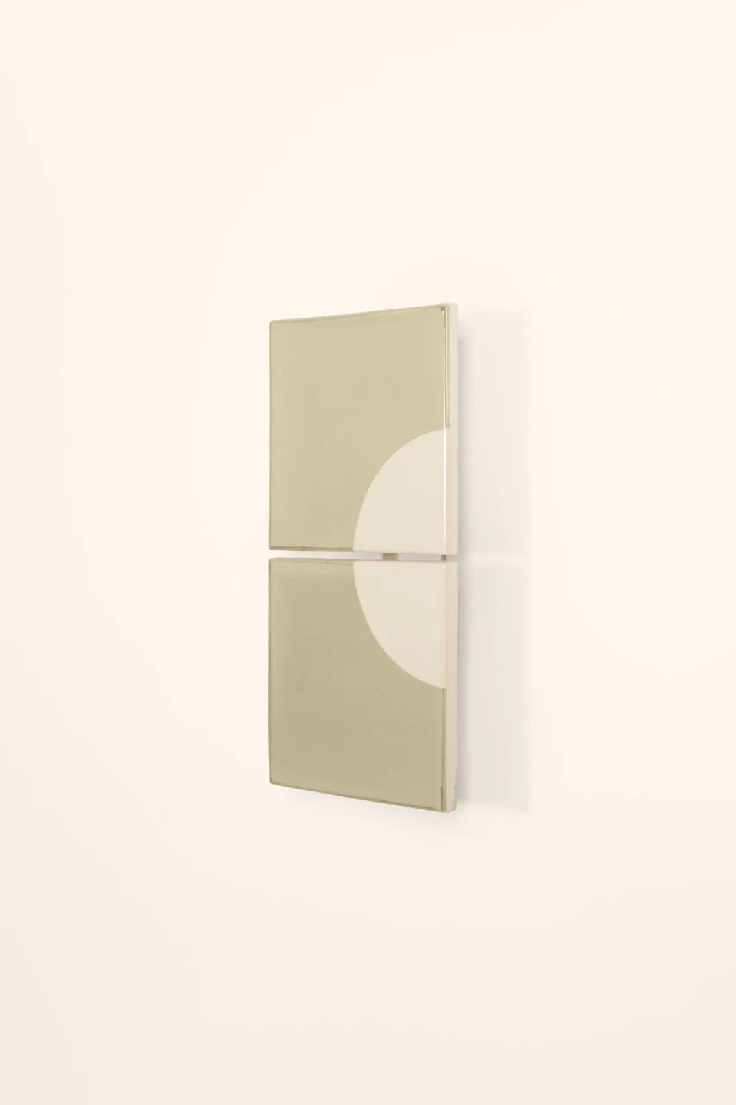 Tiles Moon European Wall Sconce in Ceramic and Metal — 10