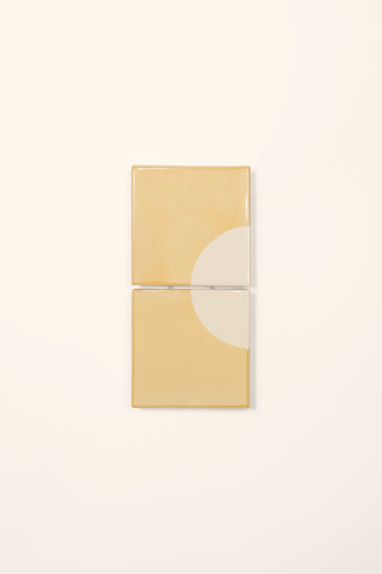 Tiles Moon European Wall Sconce in Ceramic and Metal — 15