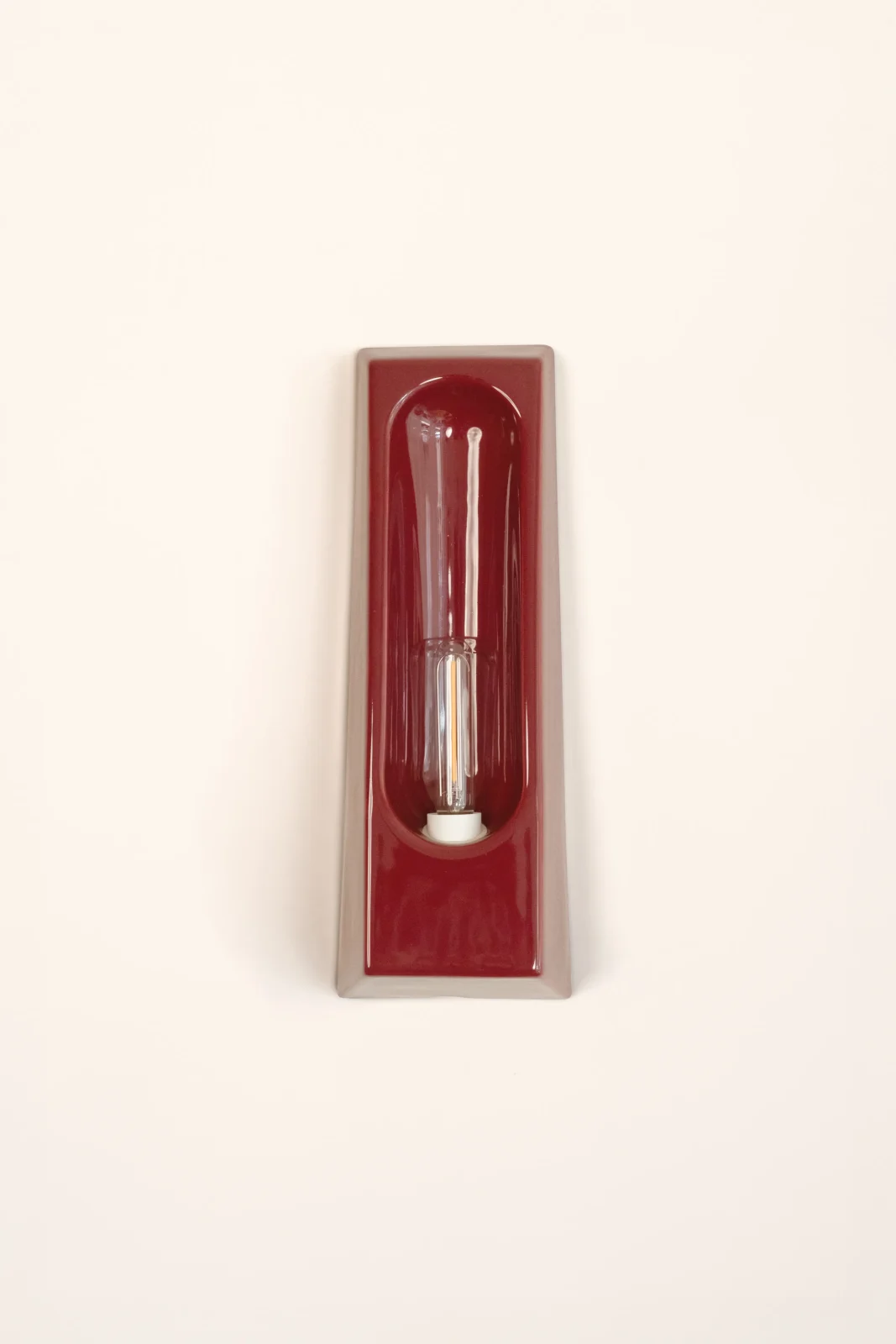 Alcove European Wall Sconce In Glazed Ceramic — 28