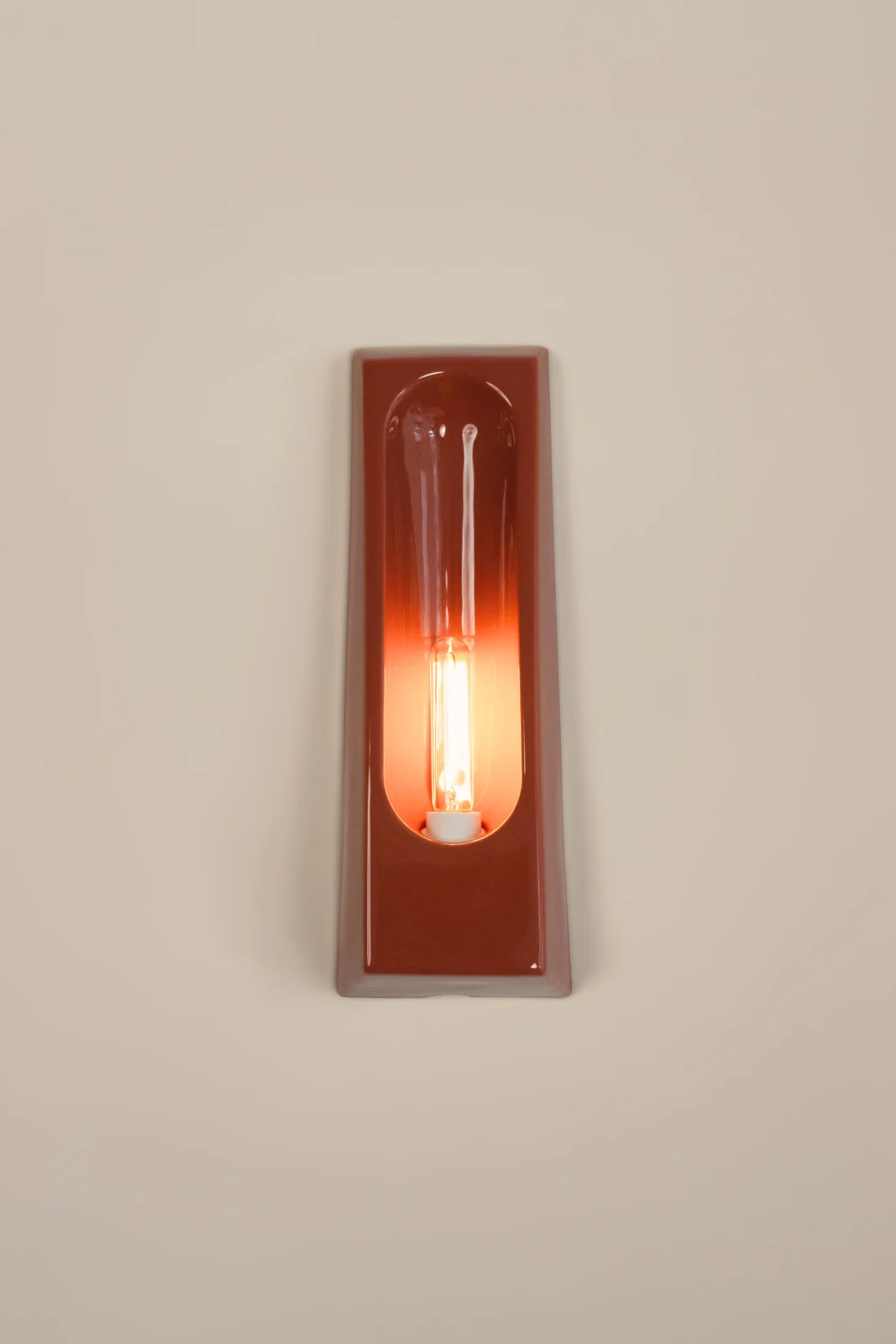 Alcove European Wall Sconce In Glazed Ceramic — 9