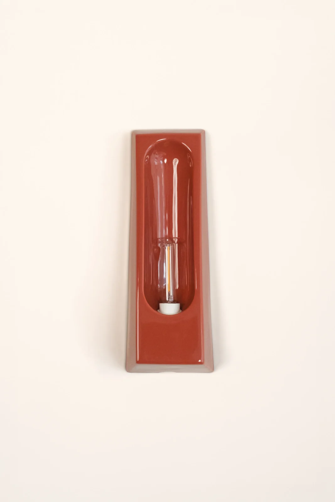 Alcove European Wall Sconce In Glazed Ceramic — 23