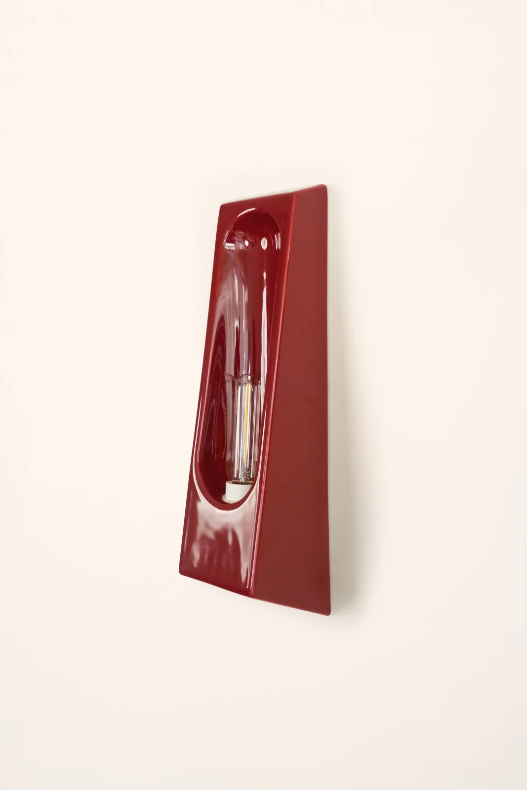 Alcove European Wall Sconce In Glazed Ceramic — 19