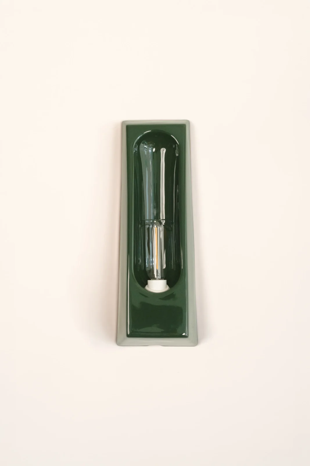 Alcove European Wall Sconce In Glazed Ceramic — 26