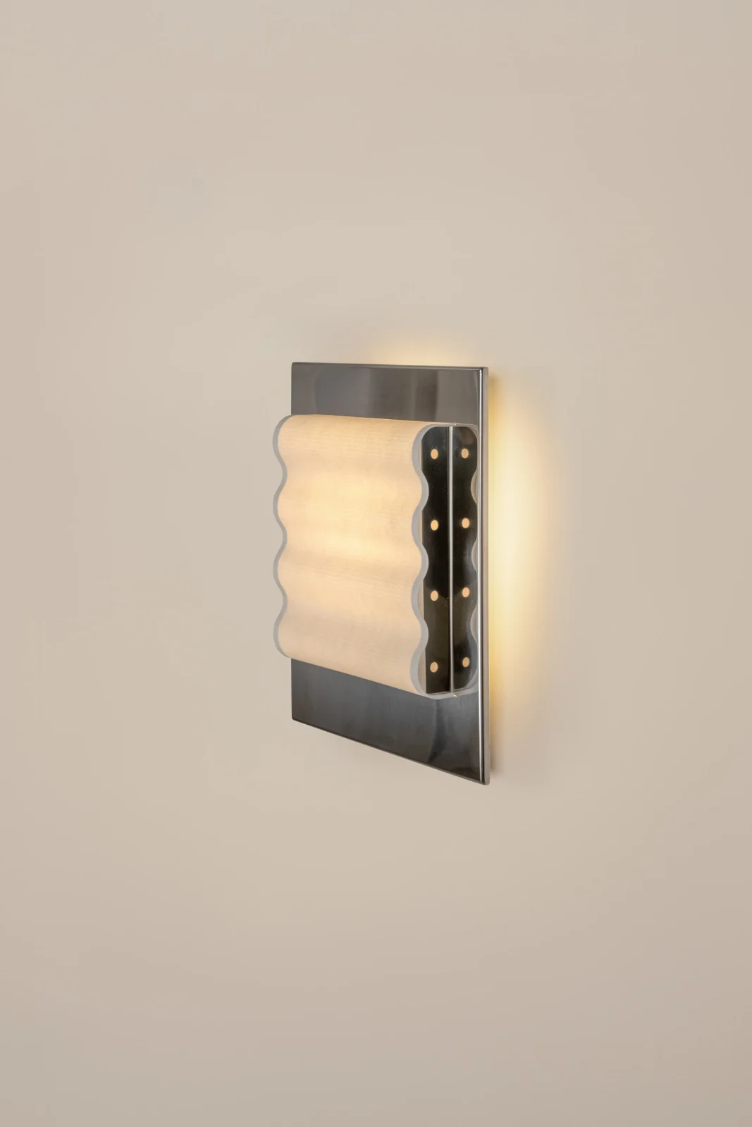 Frame S European Wall Sconce in Paper and Steel — 9