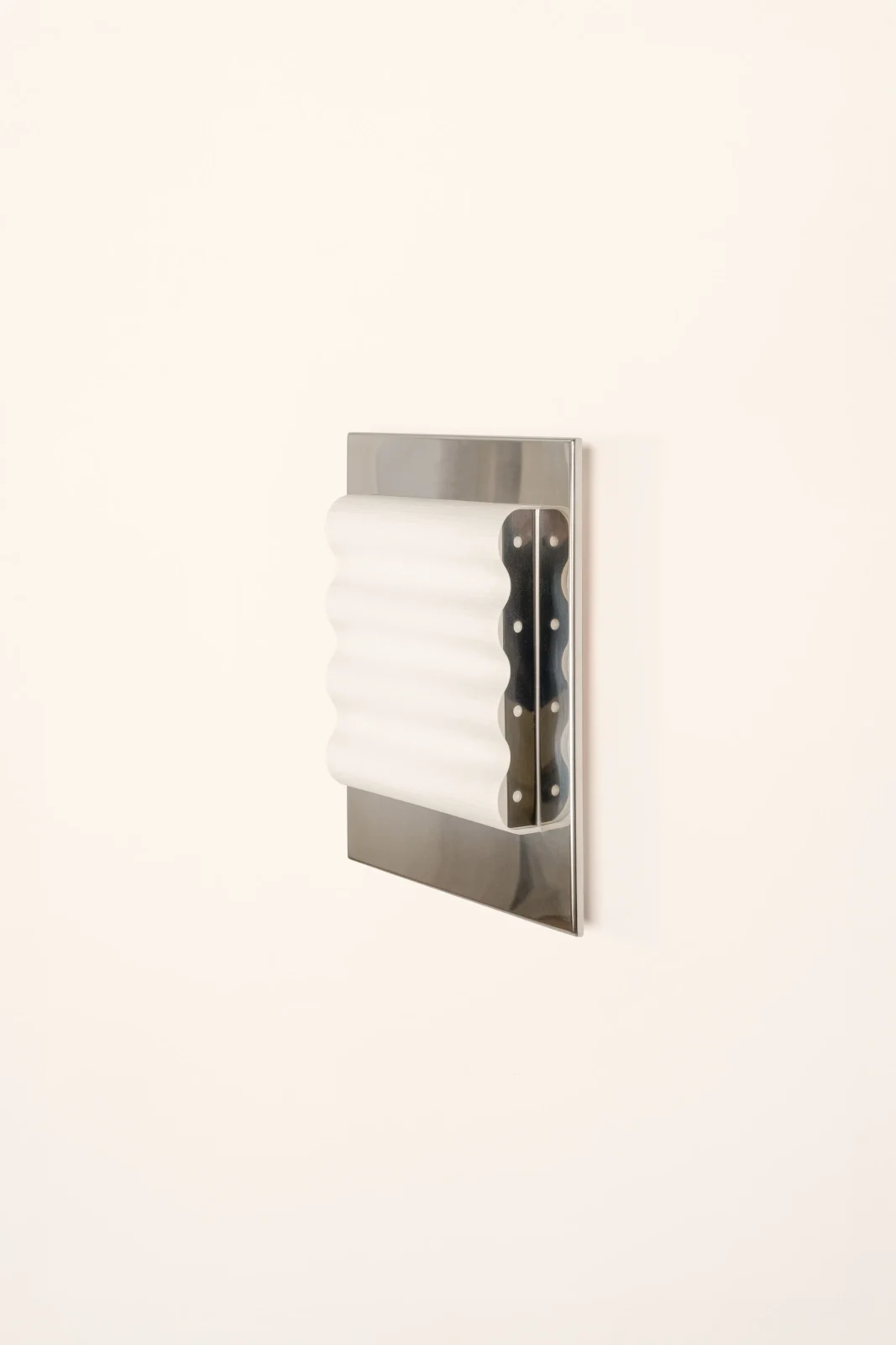 Frame S European Wall Sconce in Paper and Steel — 8