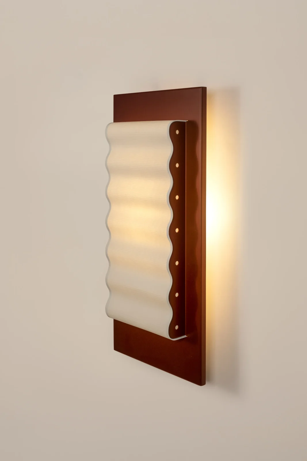 Frame L European Wall Sconce in Paper and Steel — 14