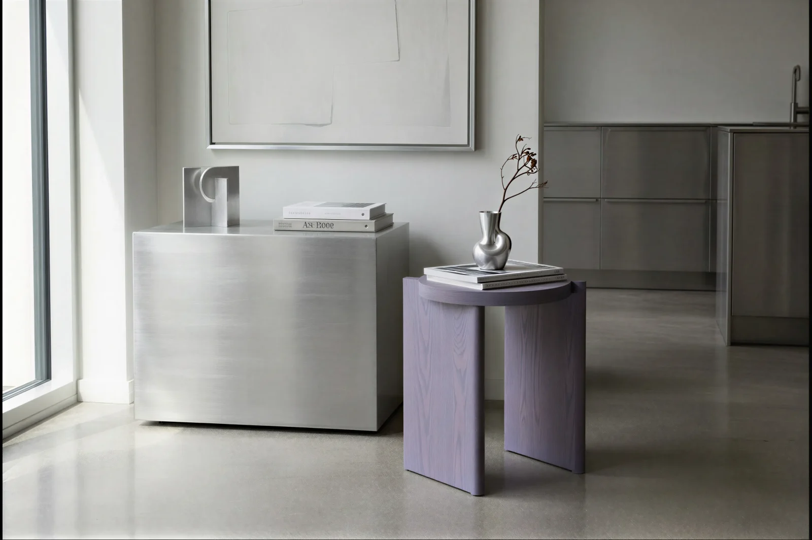 Shift Stool - Ash - Light Purple — 8