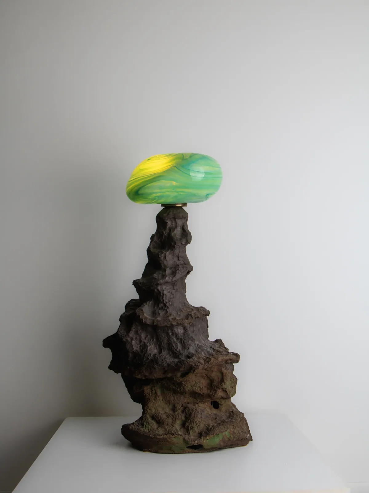 Abyss No. 31 Table Lamp in Stoneware and Glass — 2