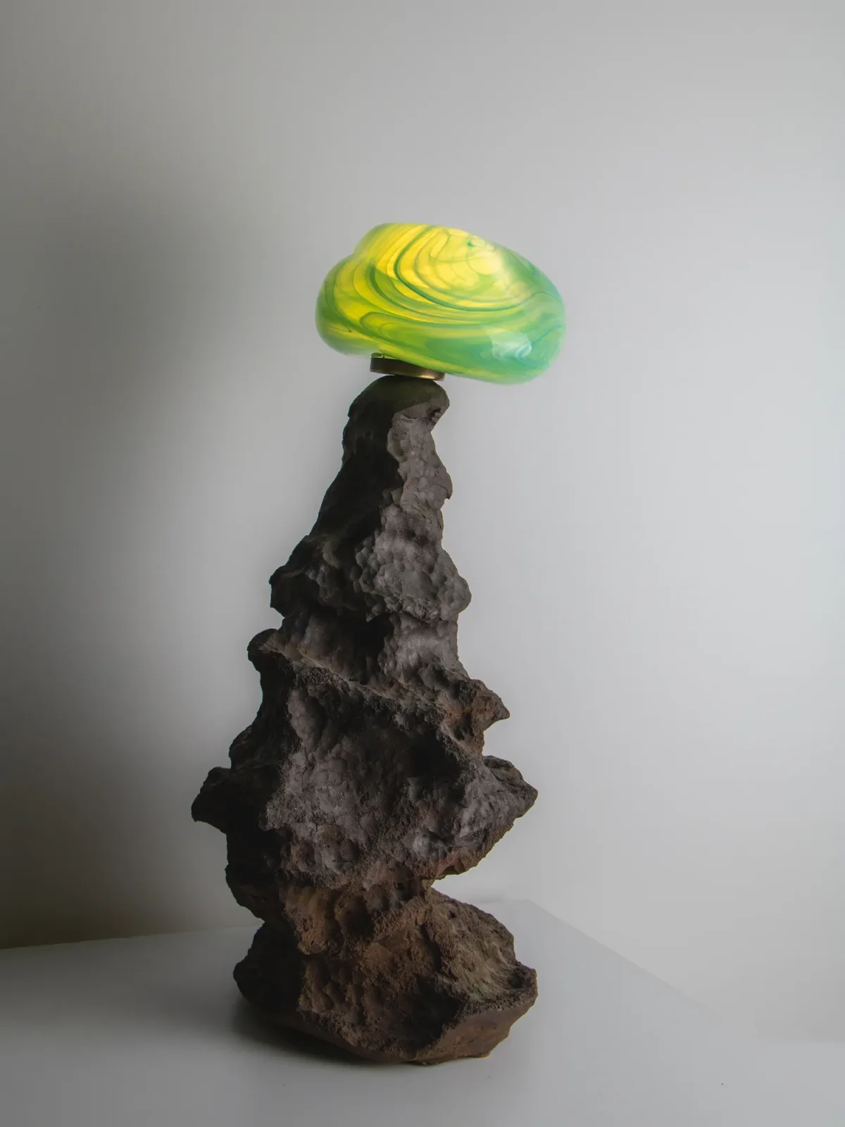 Abyss No. 31 Table Lamp in Stoneware and Glass — 4