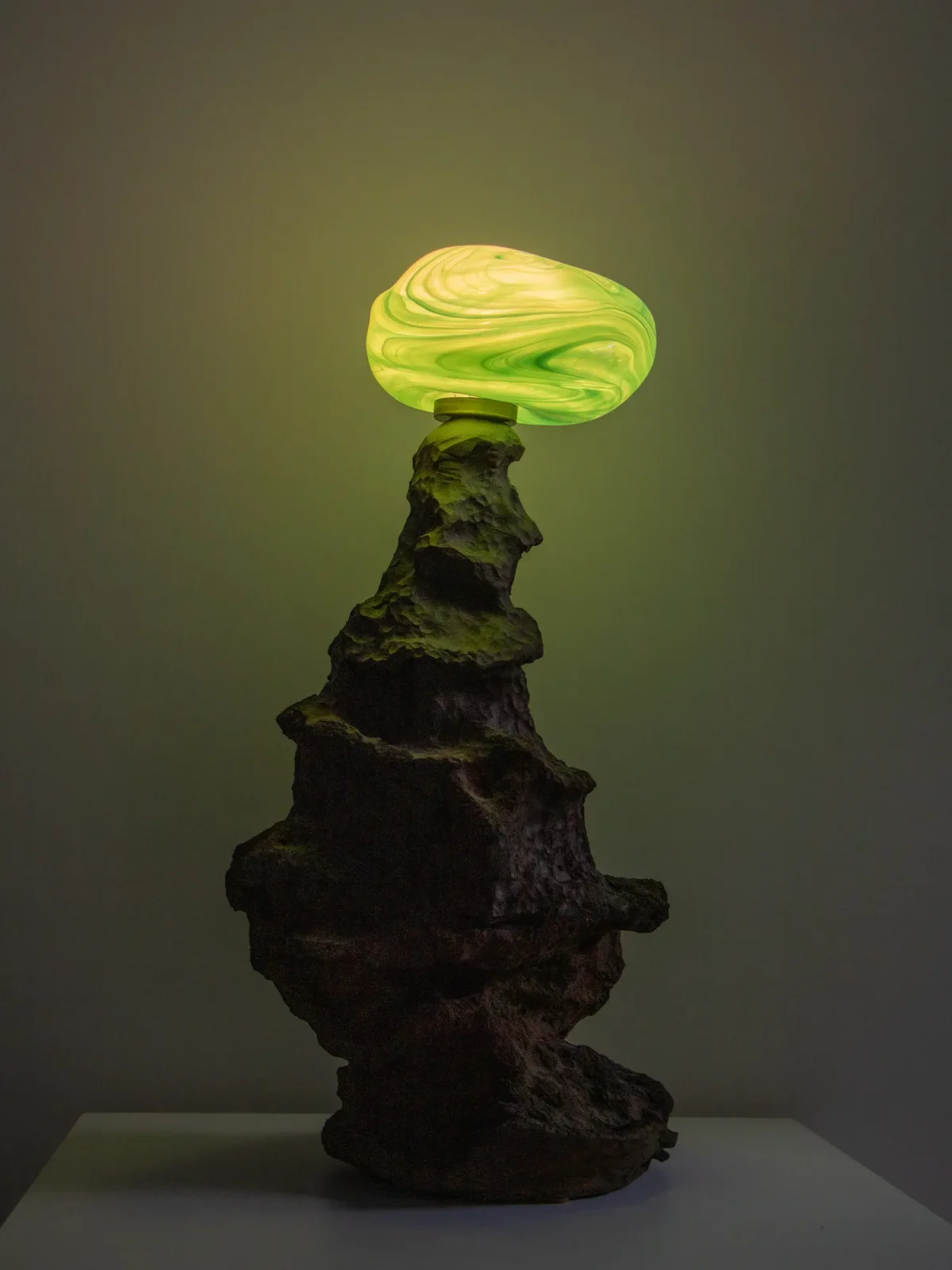 Abyss No. 31 Table Lamp in Stoneware and Glass — 3