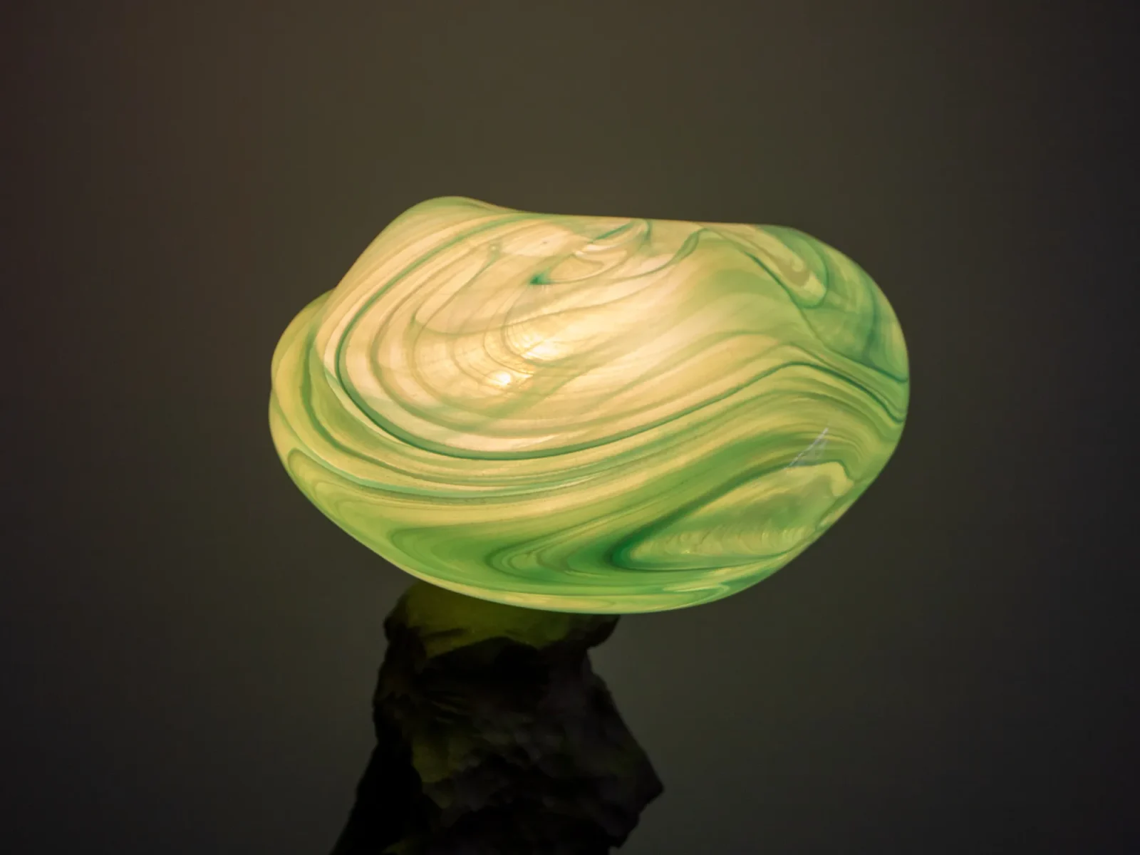 Abyss No. 31 Table Lamp in Stoneware and Glass — 7