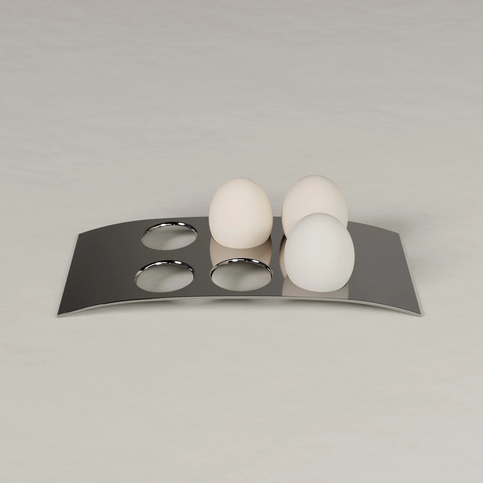 "ovo" Egg Rack | Stainless Steel — 2