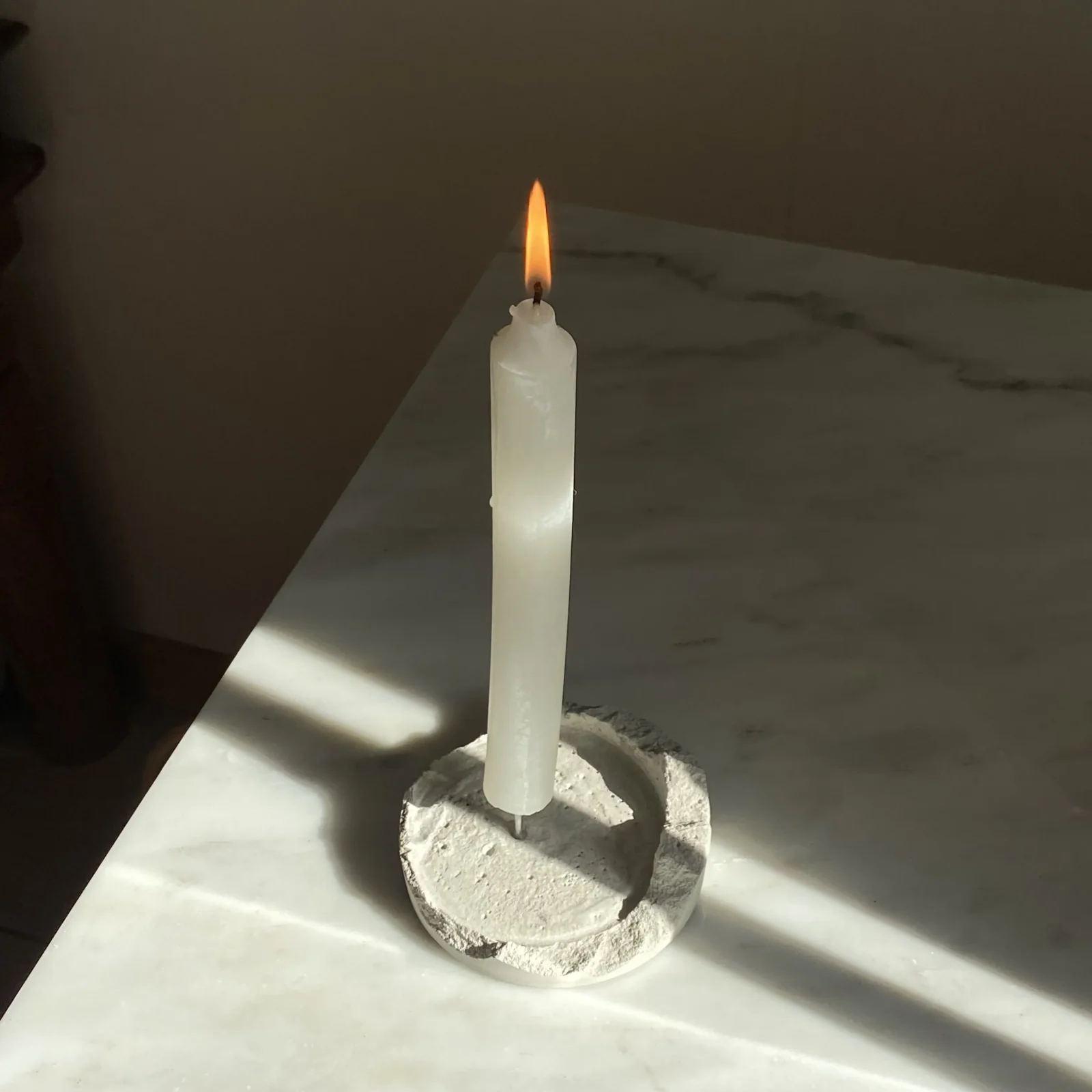 "lotus" Candle Holder | Cement — 2