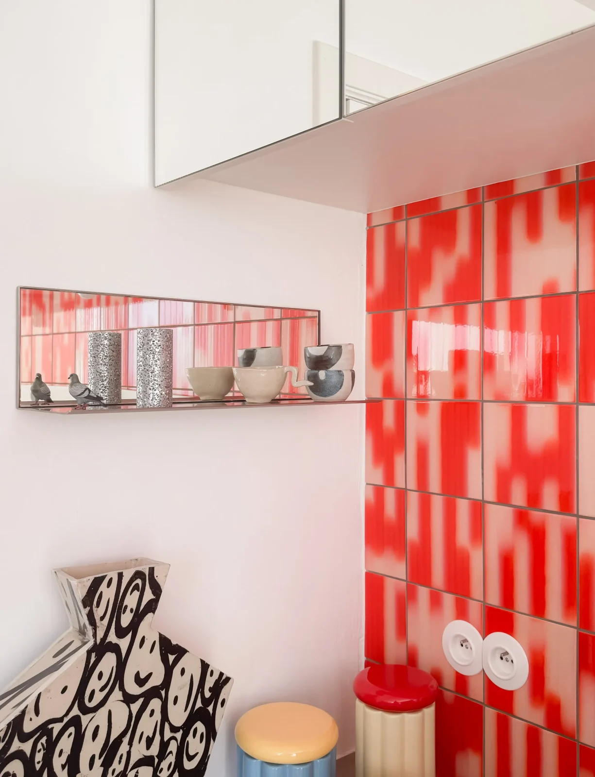 Steel Mirror Shelf — 4