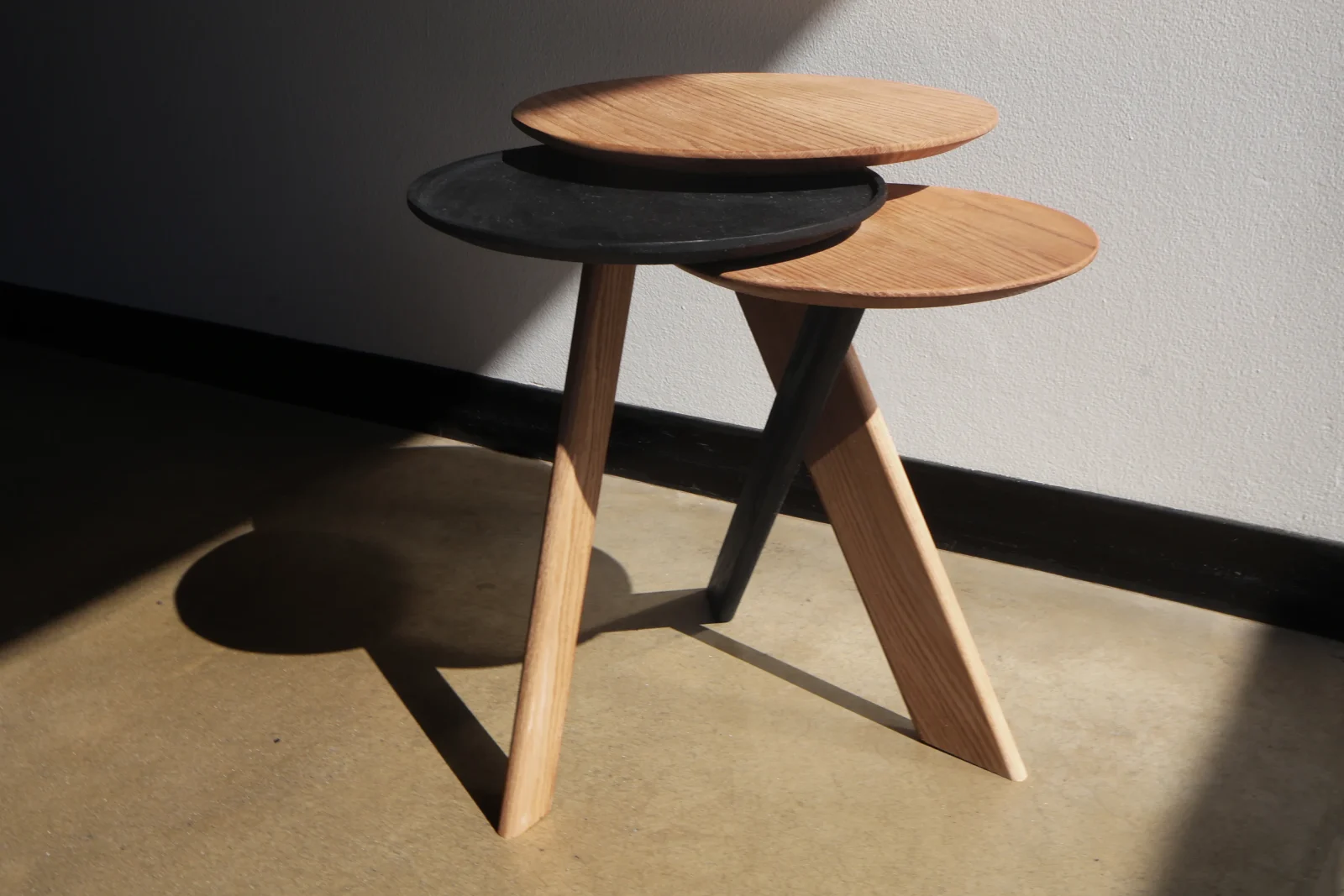 Interlace – Solid Wood Side Table — 2