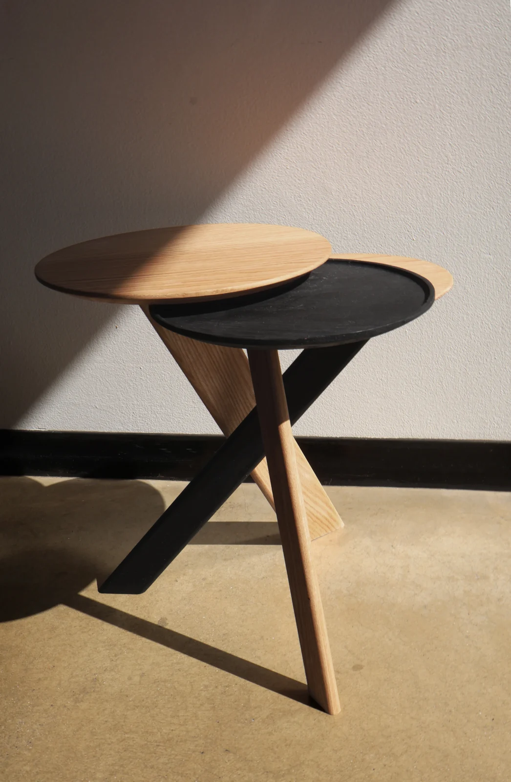 Interlace – Solid Wood Side Table — 3