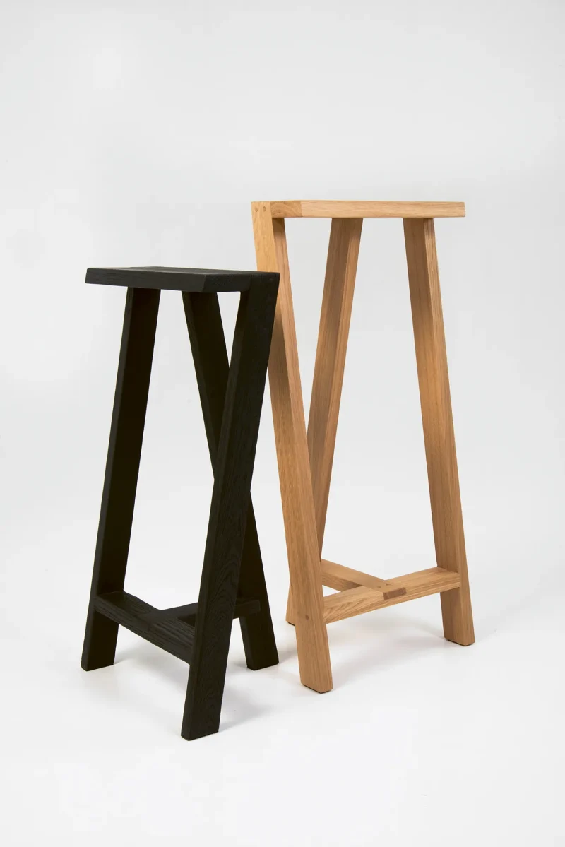 Minimalistic Wooden Bar Stool