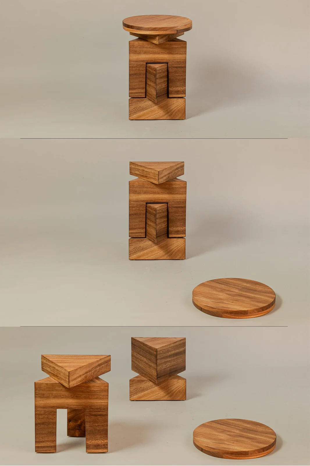 Aster - Parota Wood Side Table — 2