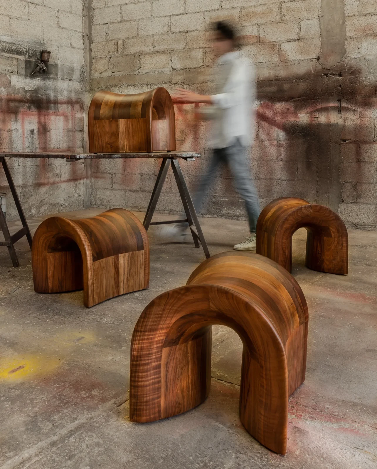 Toro - Modern Minimalist Wooden Stool — 12
