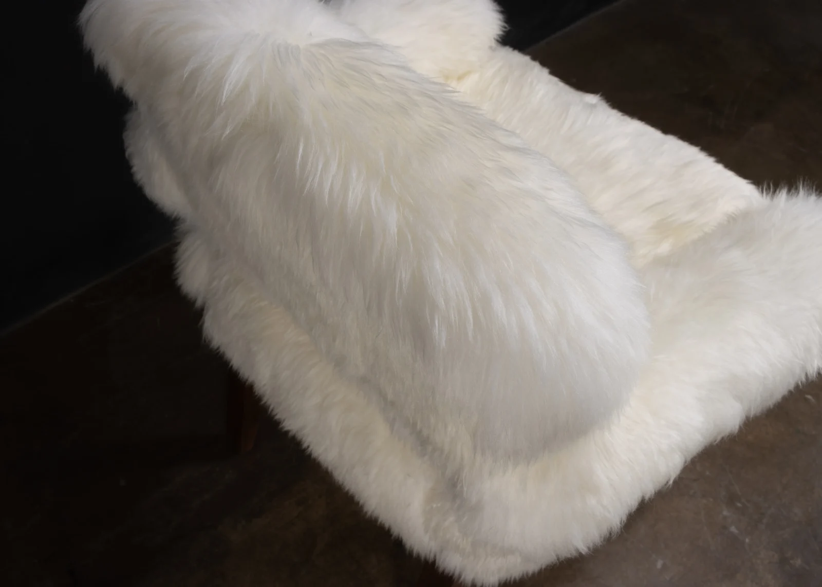 Bruno Ovino - Modern Armchair In Exotic Wood And Sheepskin — 9