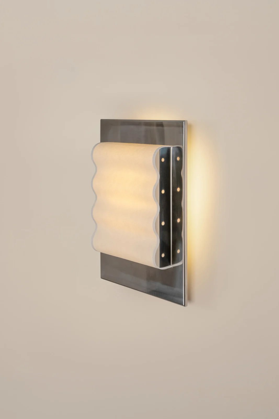 Frame M European Wall Sconce in Paper and Steel — 6