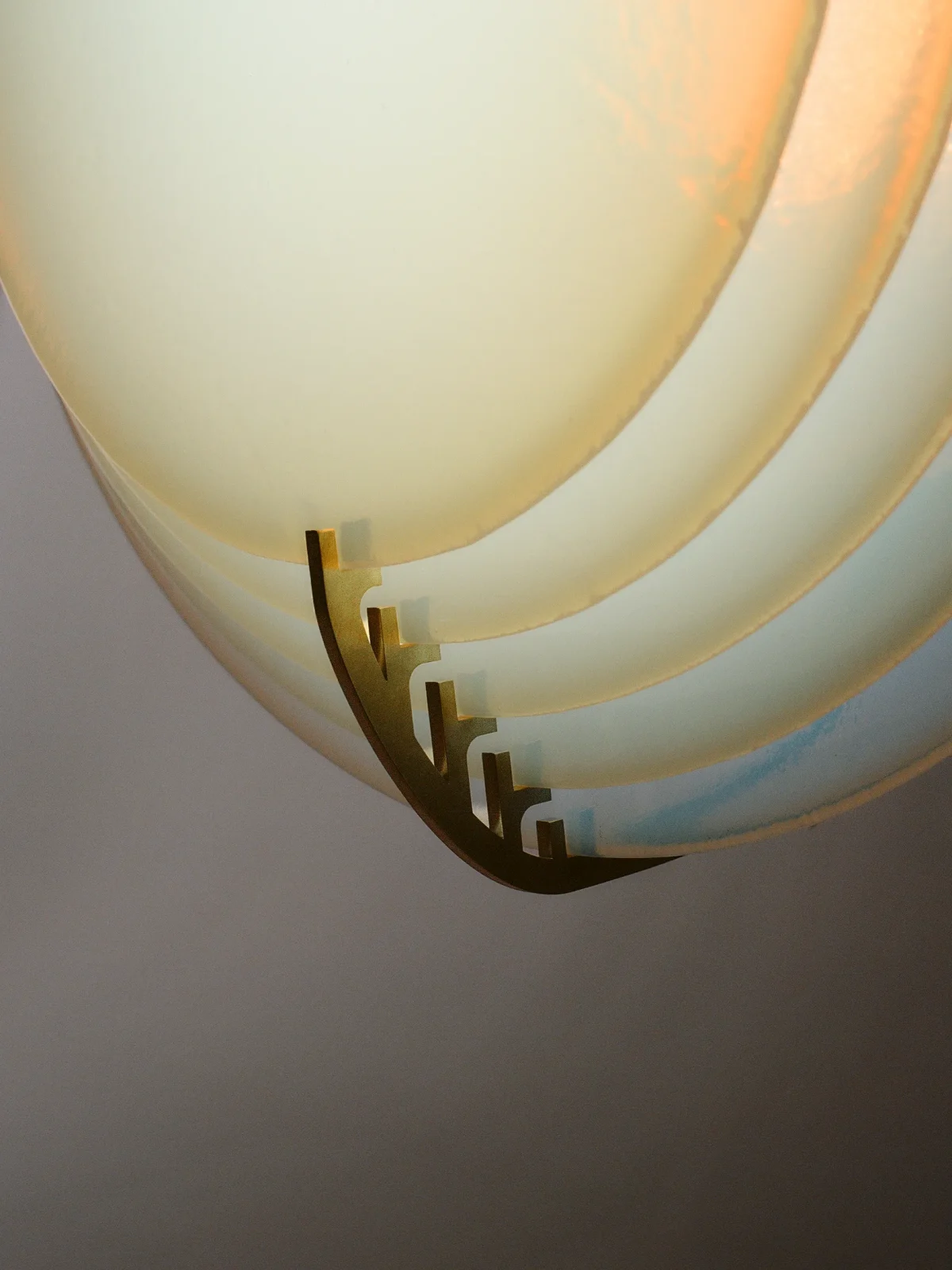 Sky-Set Floor Lamp in Glass and Stainless Steel — 9