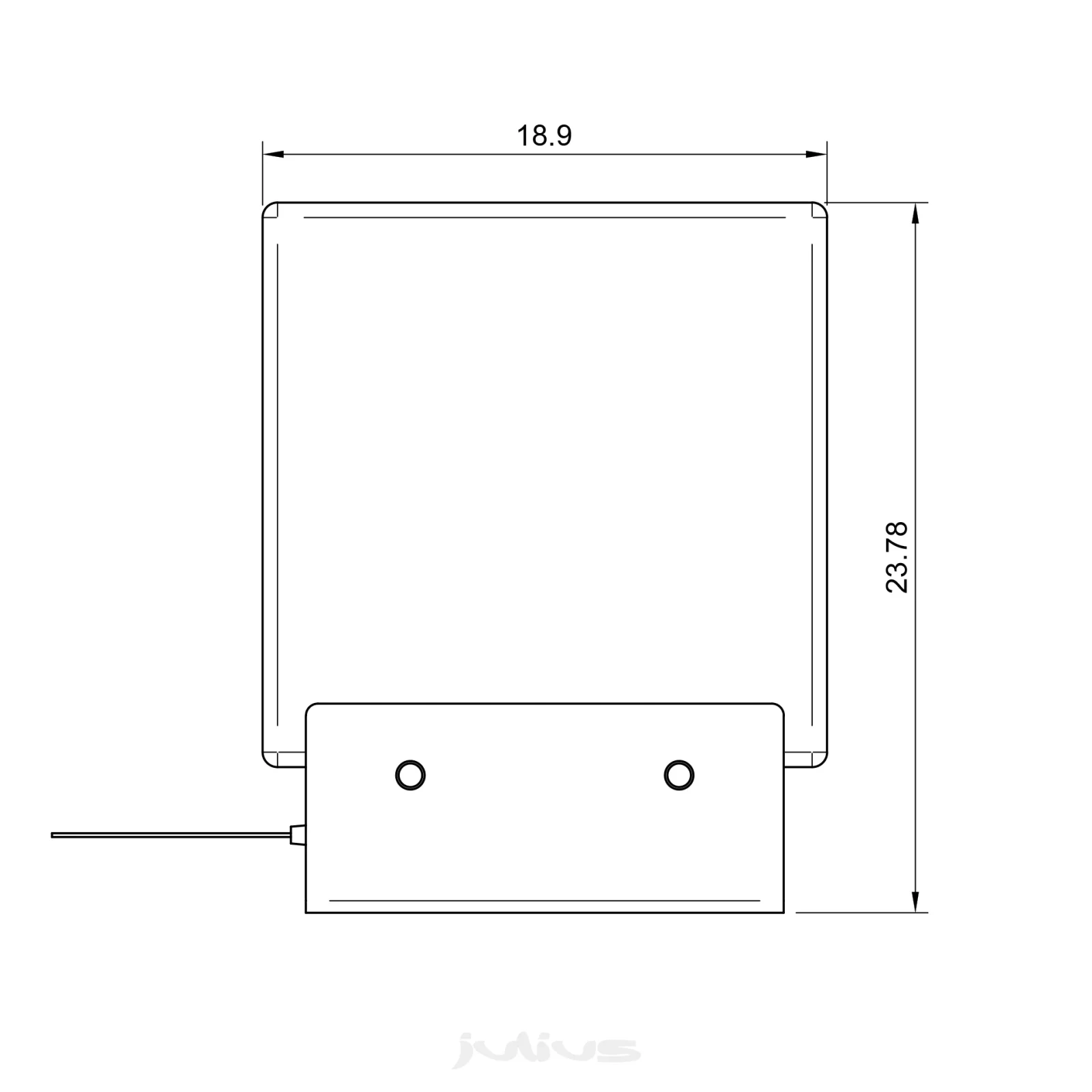 Gbl - 02 Table Lamp in Glass Block and Stainless Steel — 4