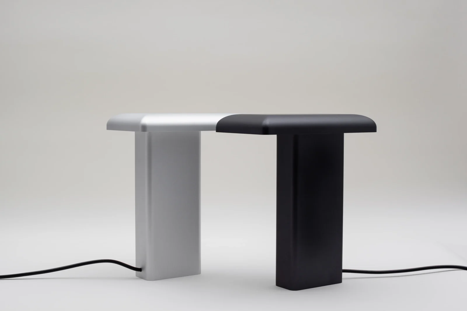 Segment Table Lamp in Aluminum — 3