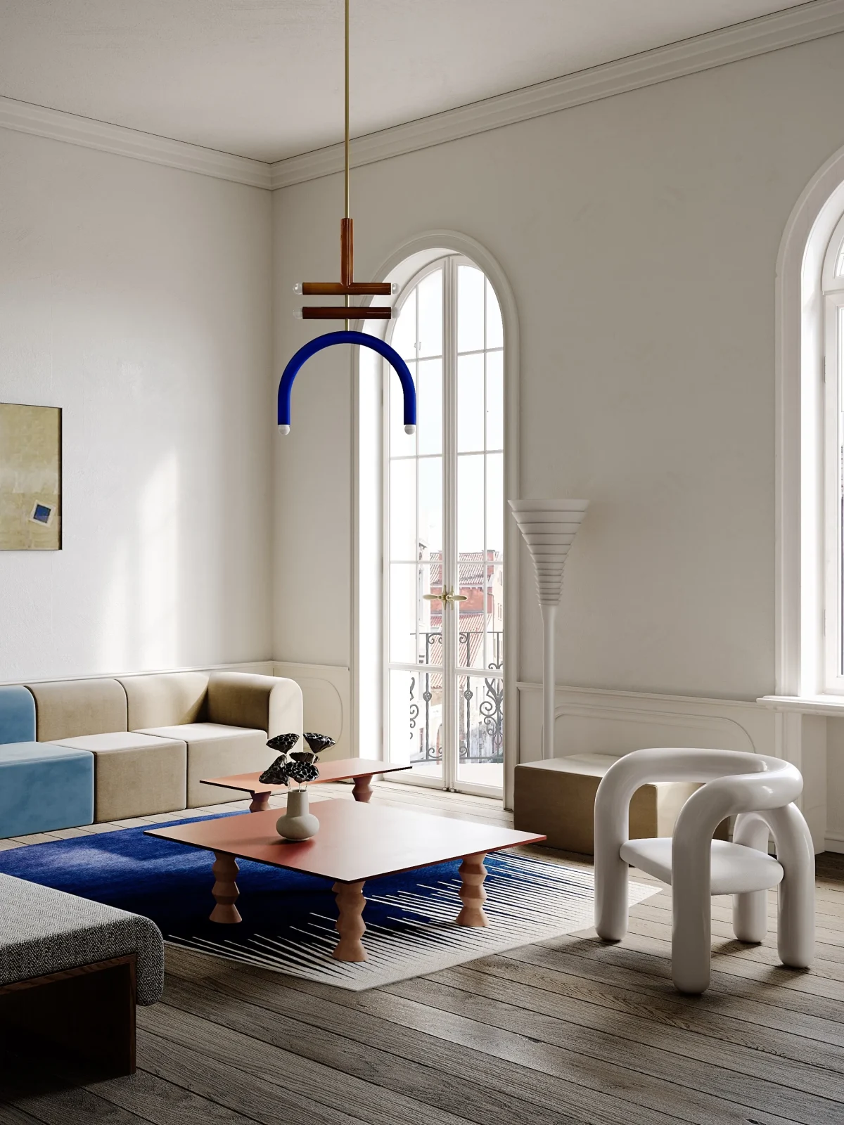 Trn / Model F2 Pendant Lamp in Ceramic — 2