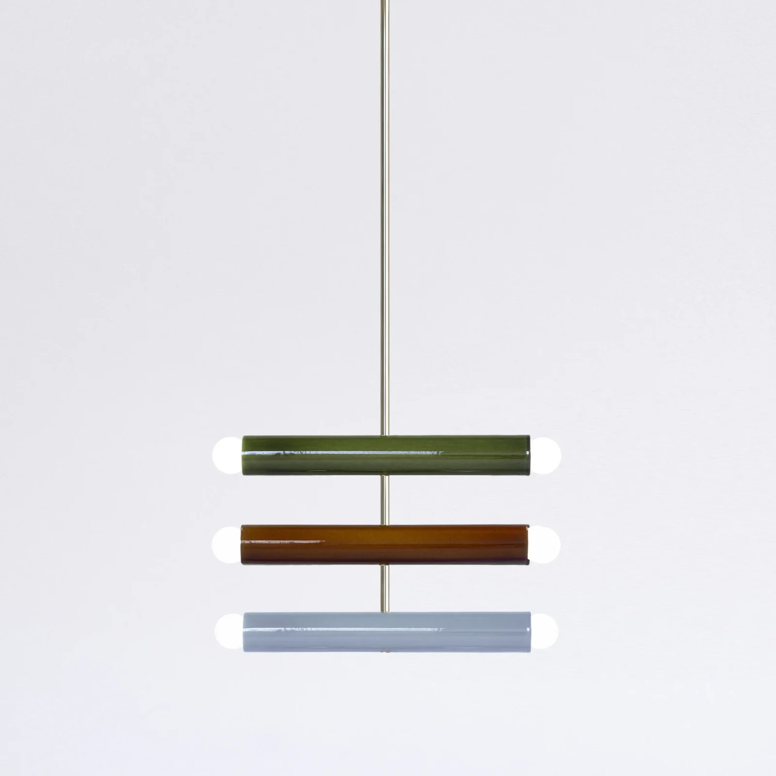 Trn / Model C4 Silver Finish Pendant Lamp in Ceramic — 8