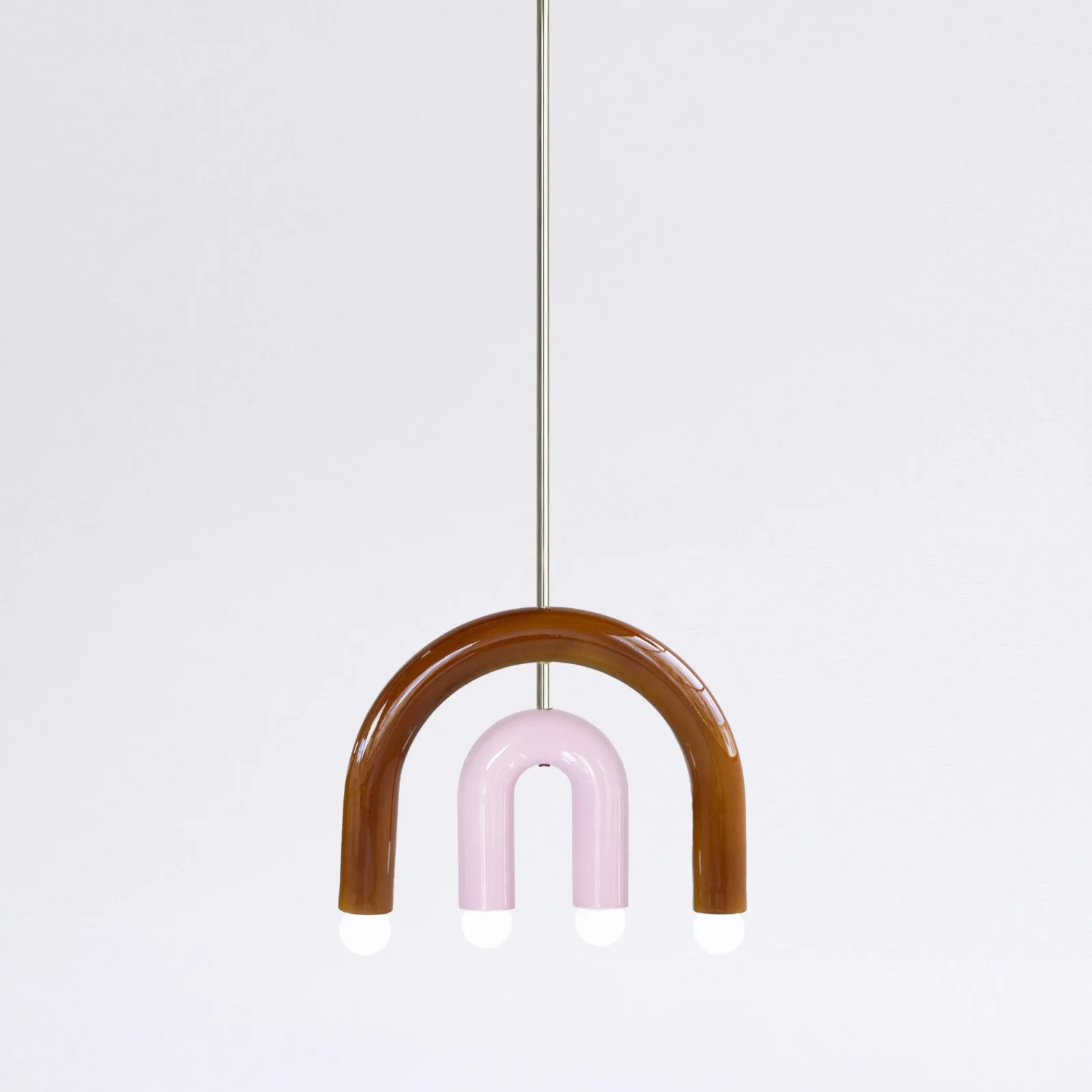 Trn / Model C1 Silver Finish Pendant Lamp in Ceramic — 7