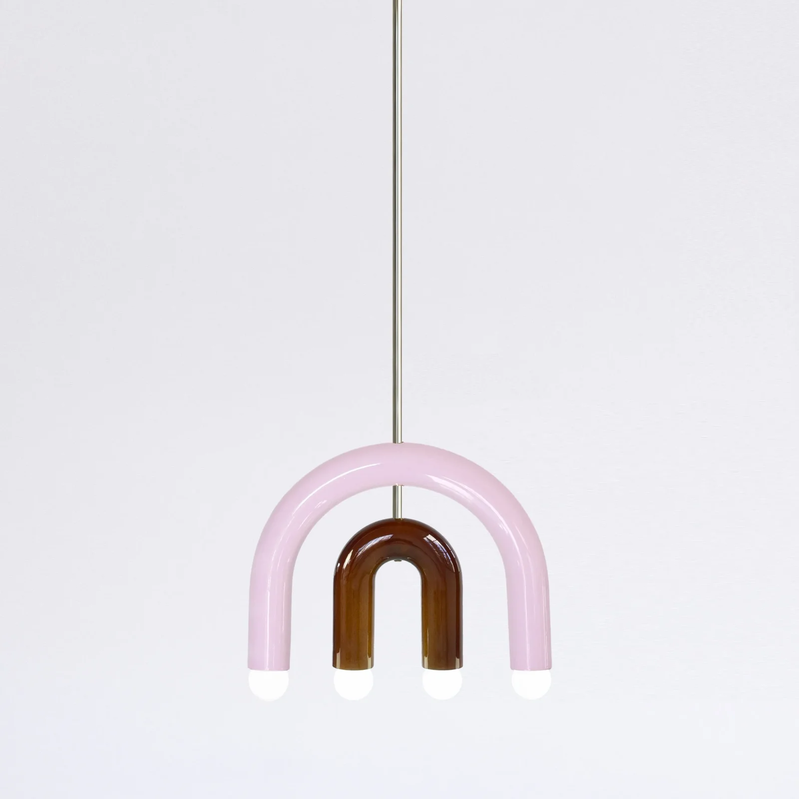 Trn / Model C1 Silver Finish Pendant Lamp in Ceramic — 8