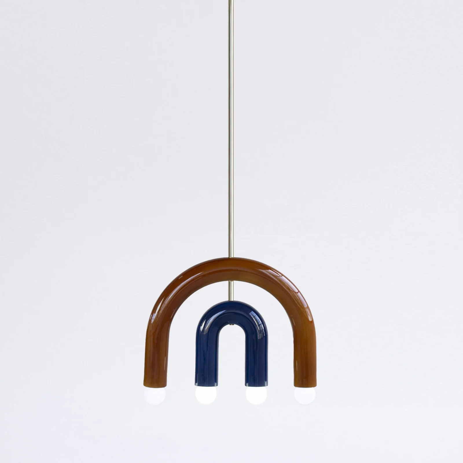 Trn / Model C1 Silver Finish Pendant Lamp in Ceramic — 10