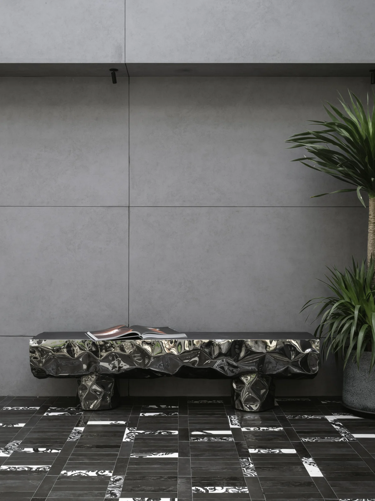 Tronco Bench - Stainless Steel Bench — 4