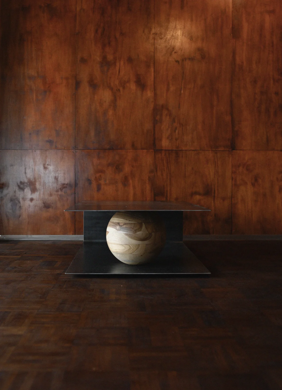 Ct001-03 Raw Steel Coffee Table — 2