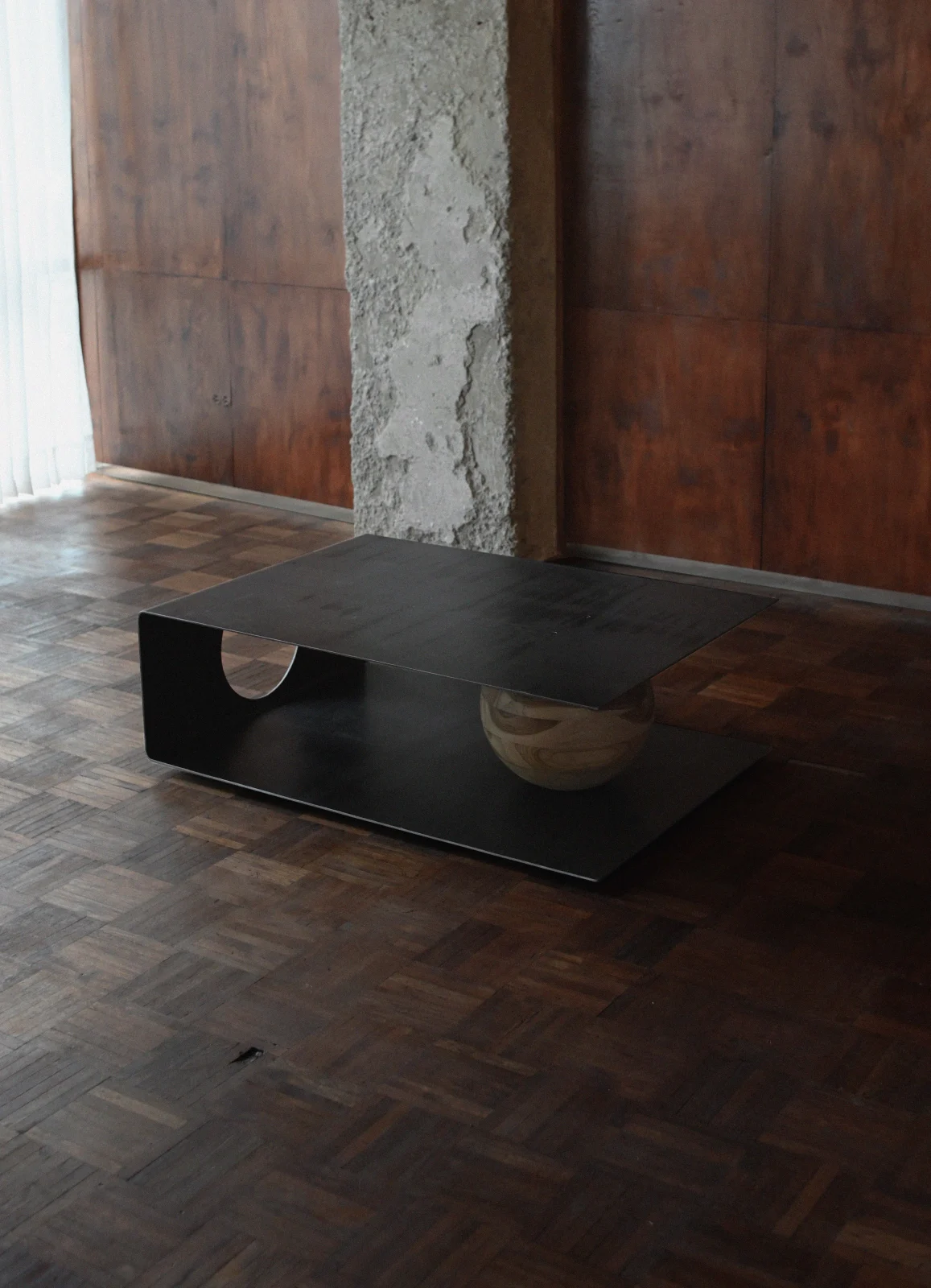 Ct001-03 Raw Steel Coffee Table — 6