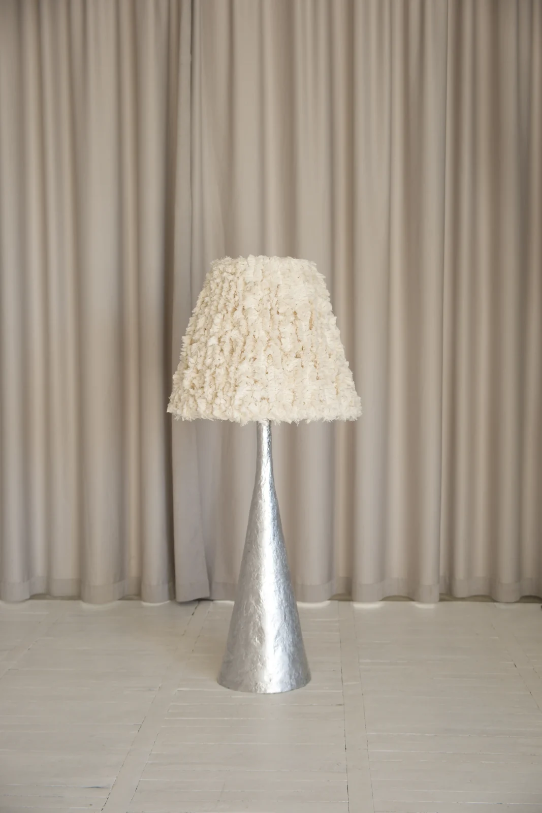 Silva Soft Floor Lamp in Biocomposite and Cotton — 2