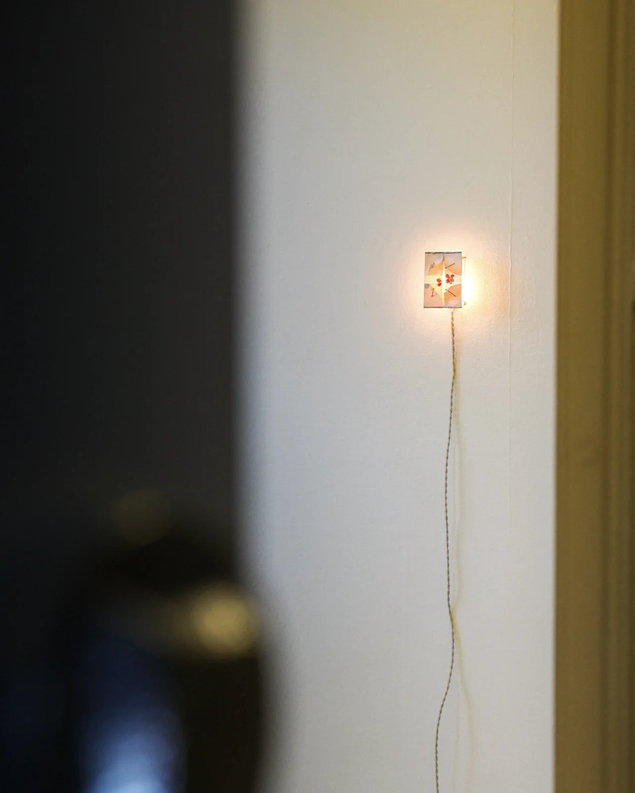 Held In Tension No. 01 Sconce In Metal And Paper — 3