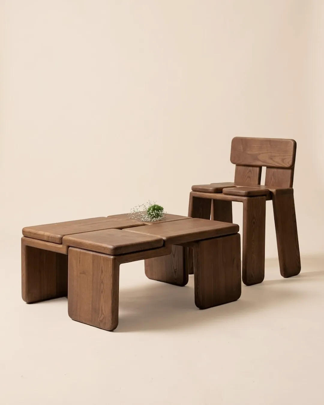 Knot - Coffee Table - Solid Ash Wood — 7