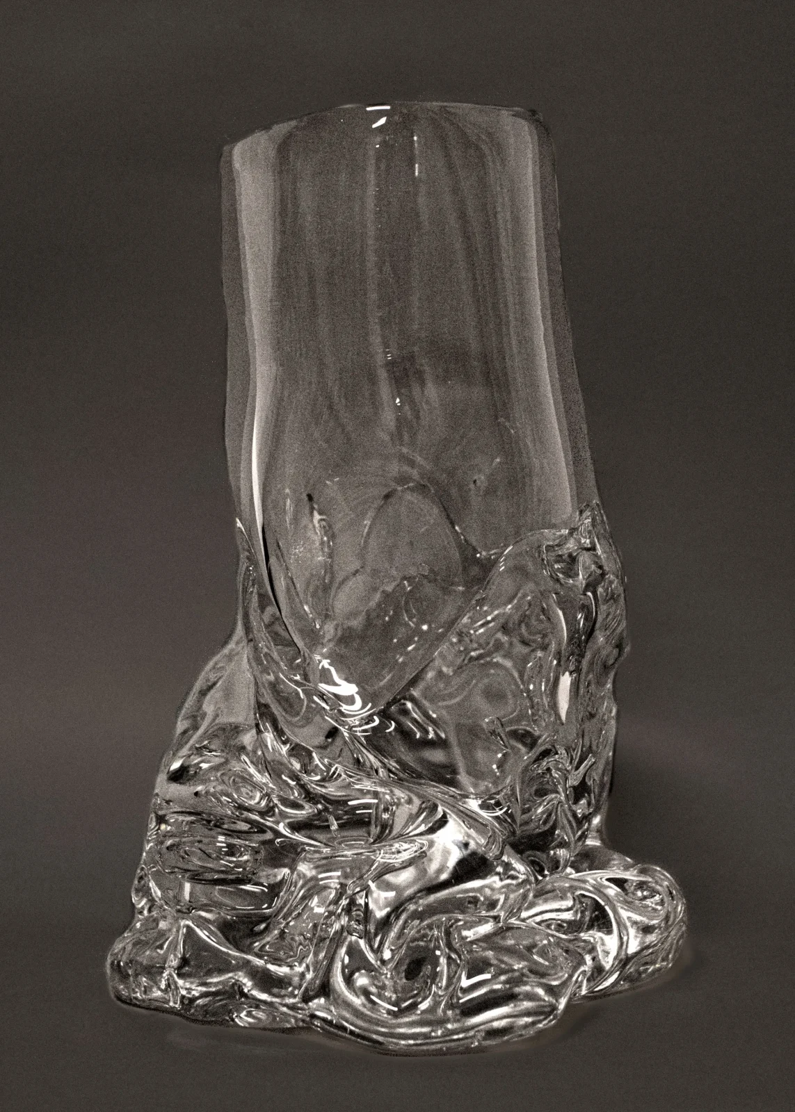 Organically Shaped Glass Vase — 2