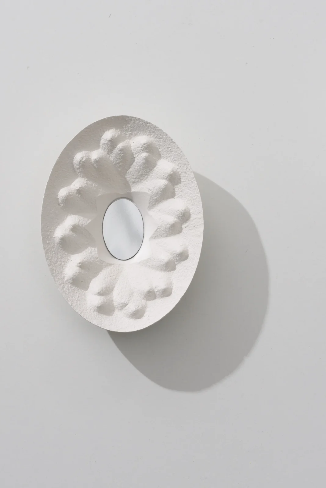 Small Wall Mirror – Plaster Of Paris