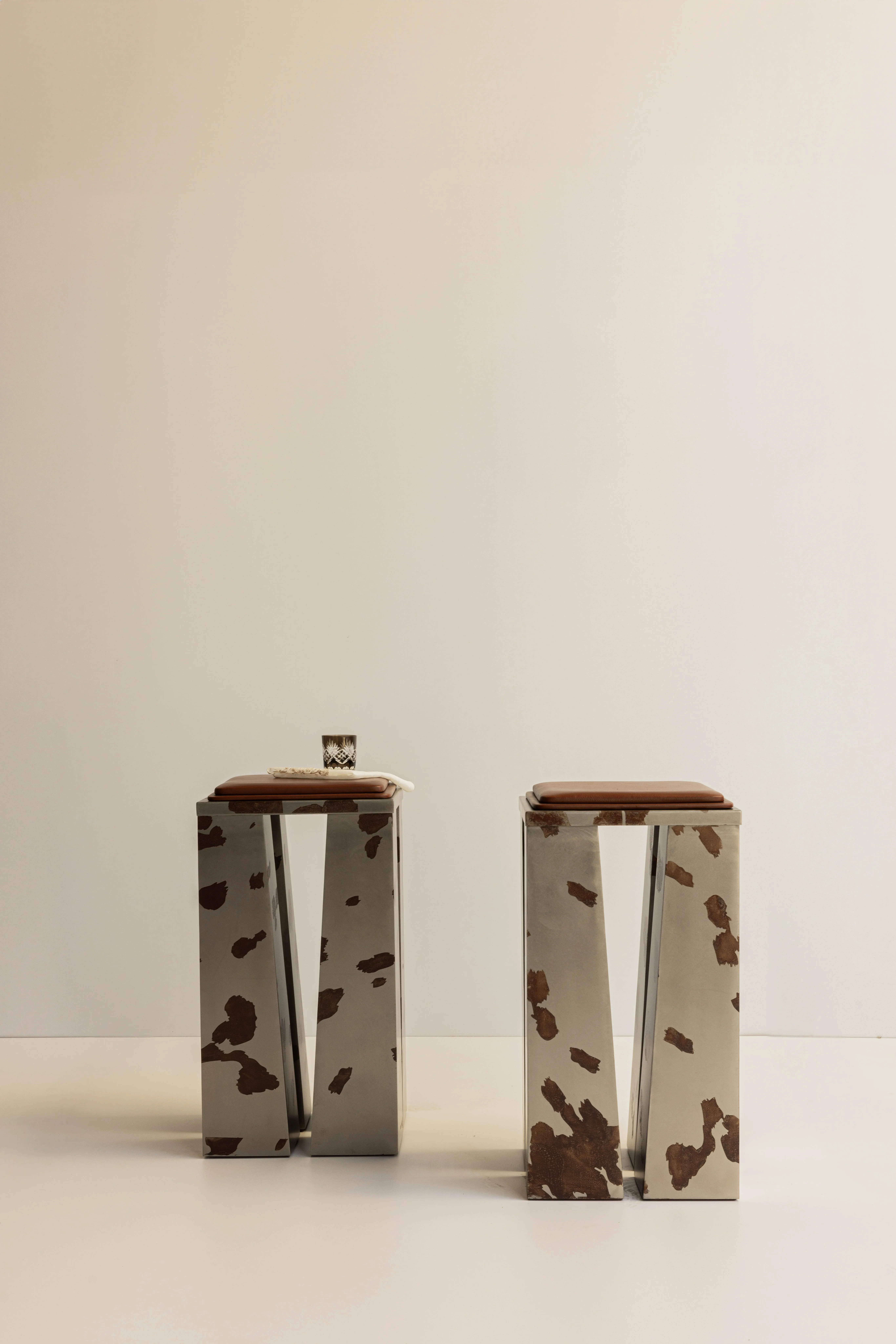 Cowgirl oxidized bar stool