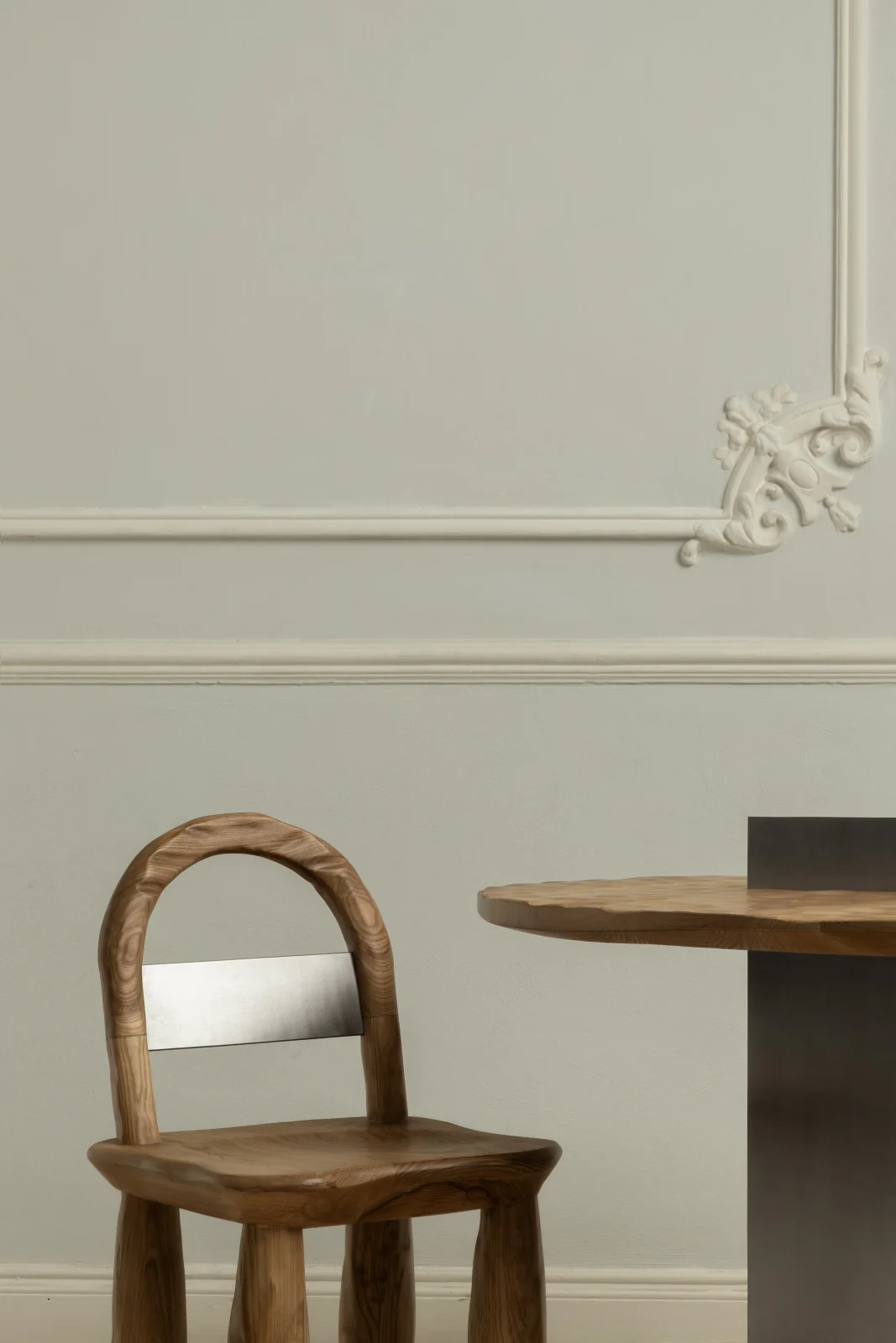 Fision Oak And Steel Dining Table — 4