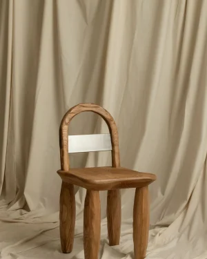 Fision Oak & Steel Chair
