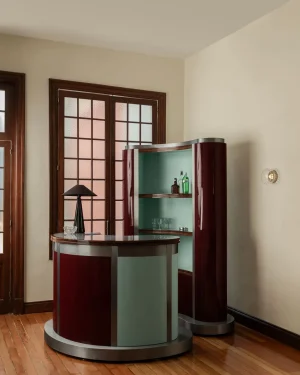Martin & Me High Gloss Two Piece Bar