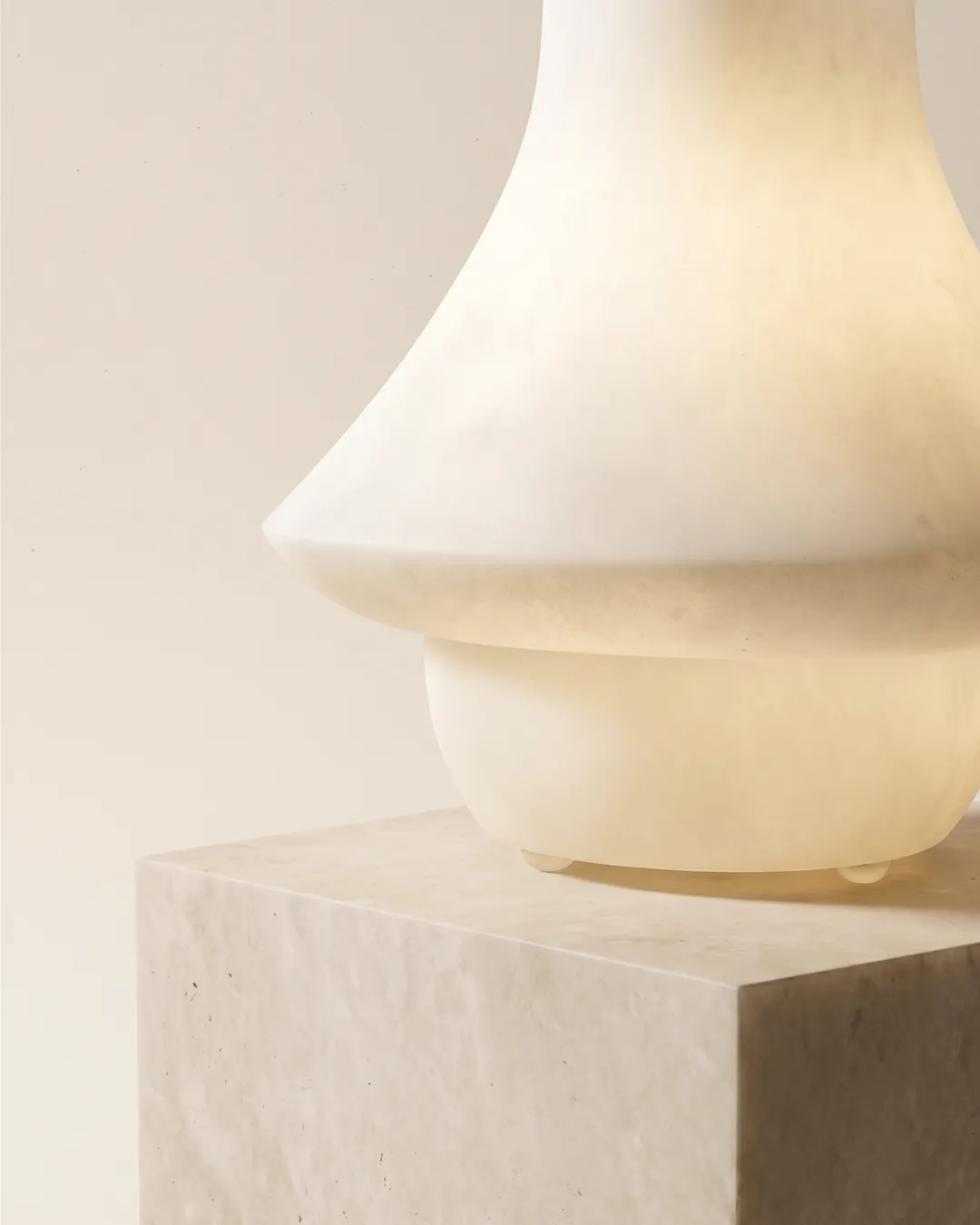 Llar Table Lamp in Alabaster — 6