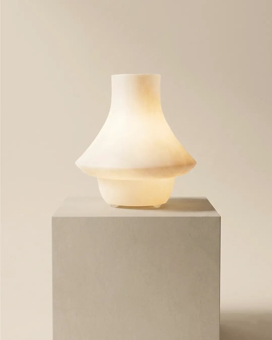 Llar Table Lamp in Alabaster — 5