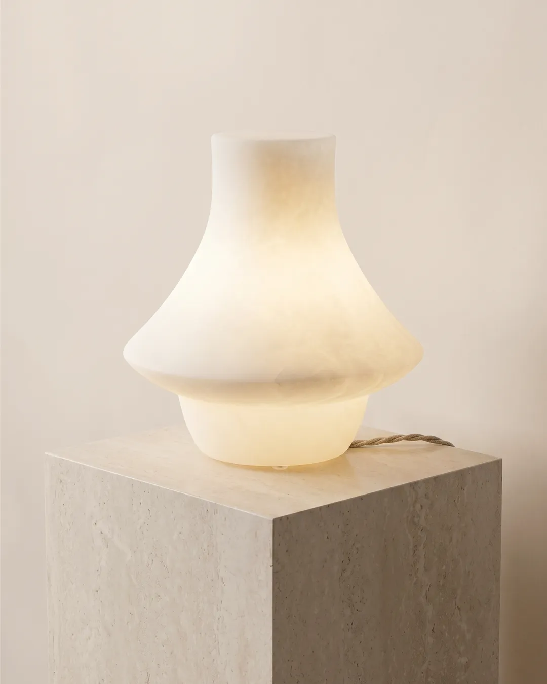 Llar Table Lamp in Alabaster — 4